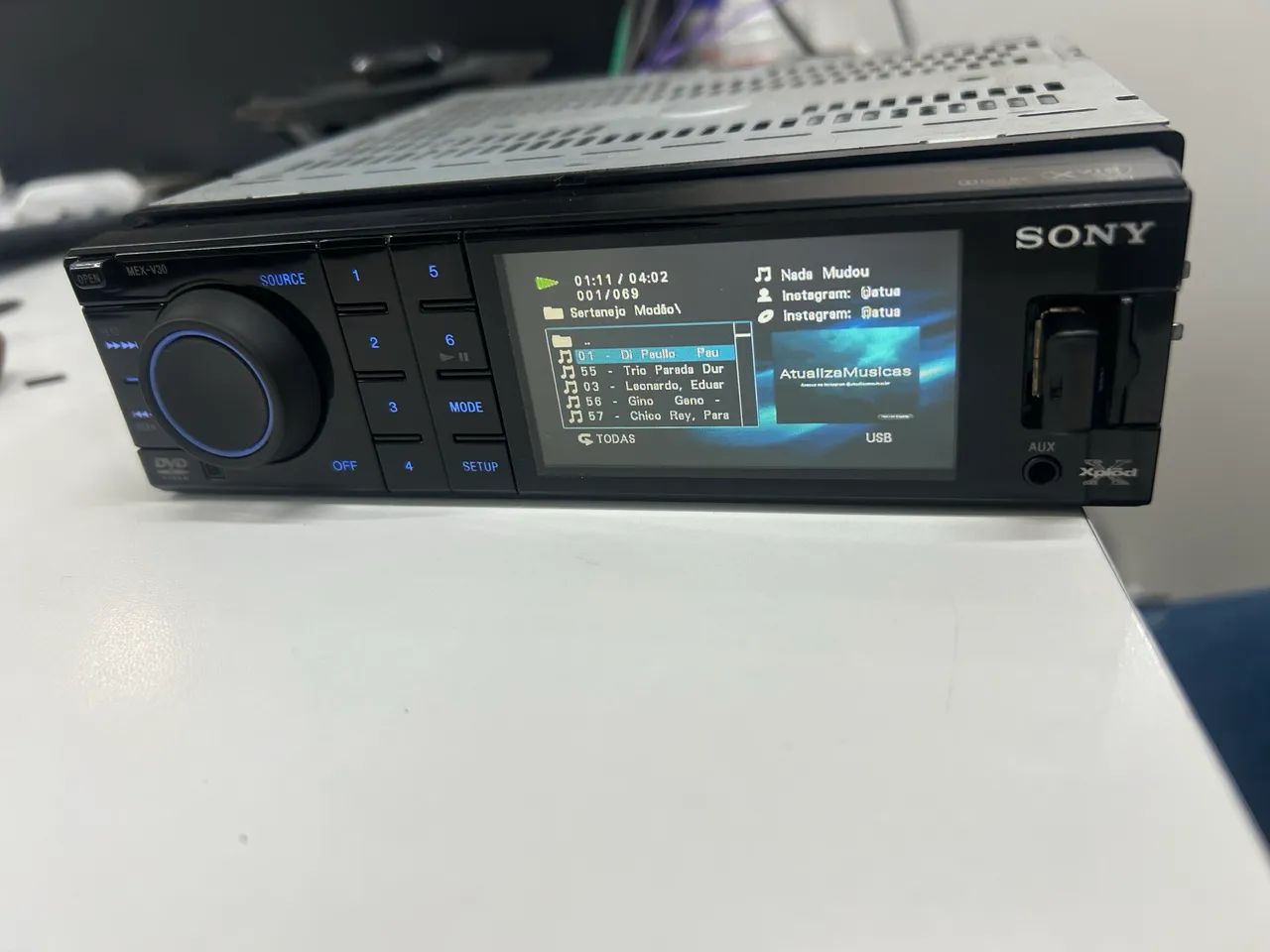 Rádio DVD Sony MEX-V30