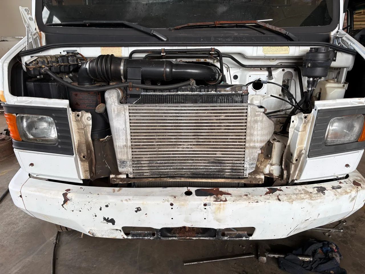 Radiador + intercooler Mb 710 