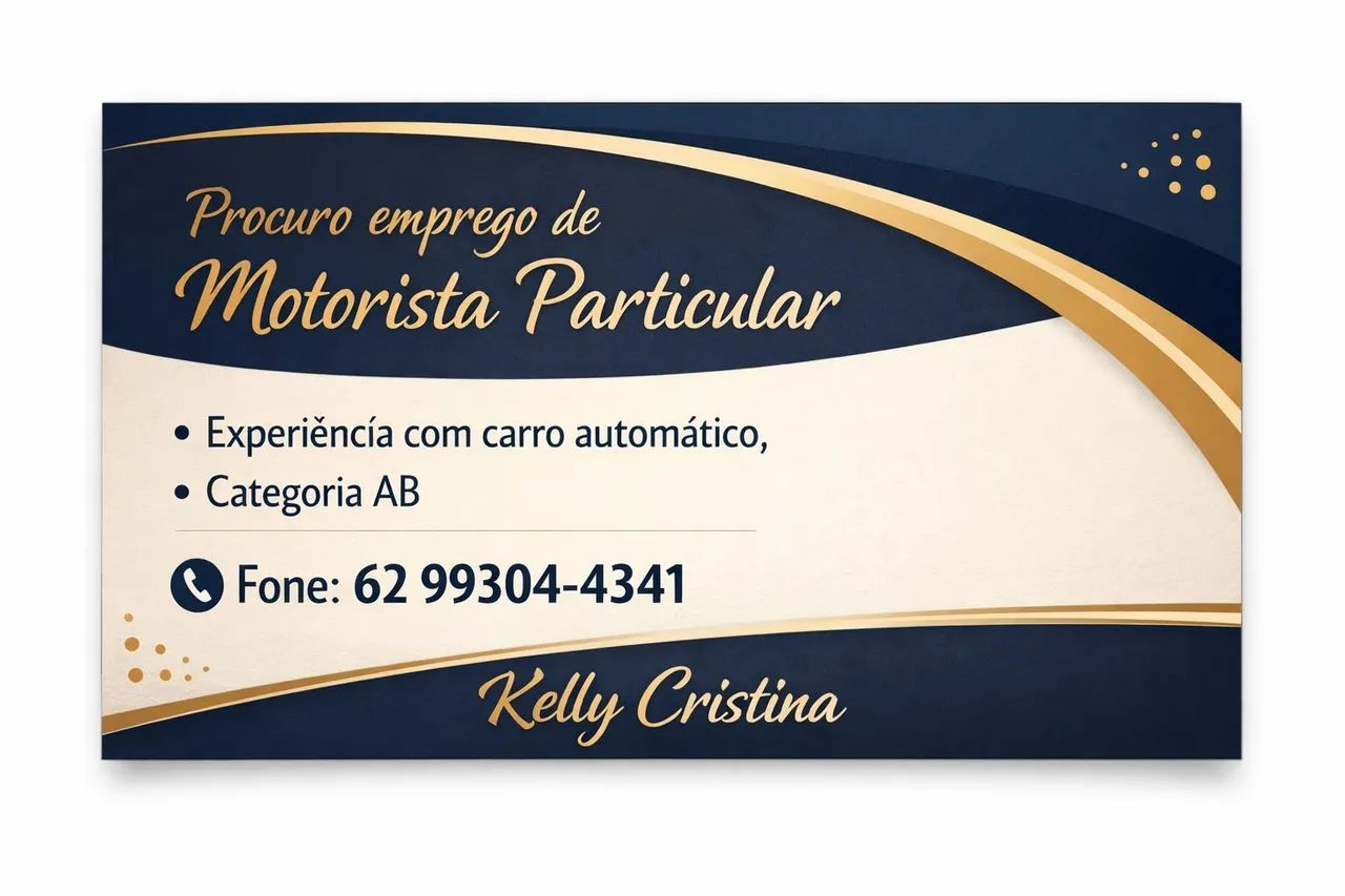Motorista particular doméstico 