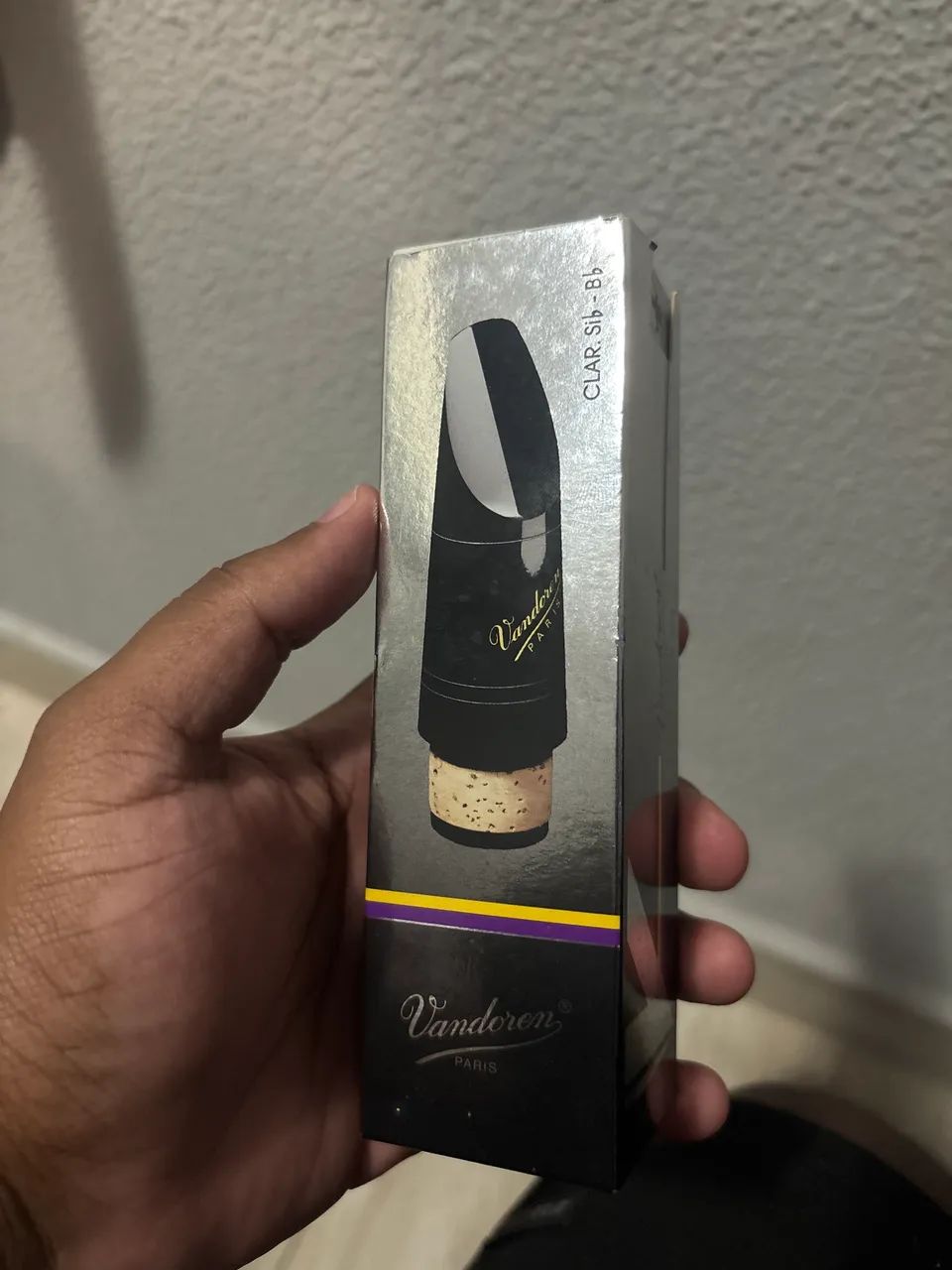 Conjunto Profissional Vandoren: Boquilha B40 Profile 88 + Braçadeira de Couro Vandoren - Foto 2