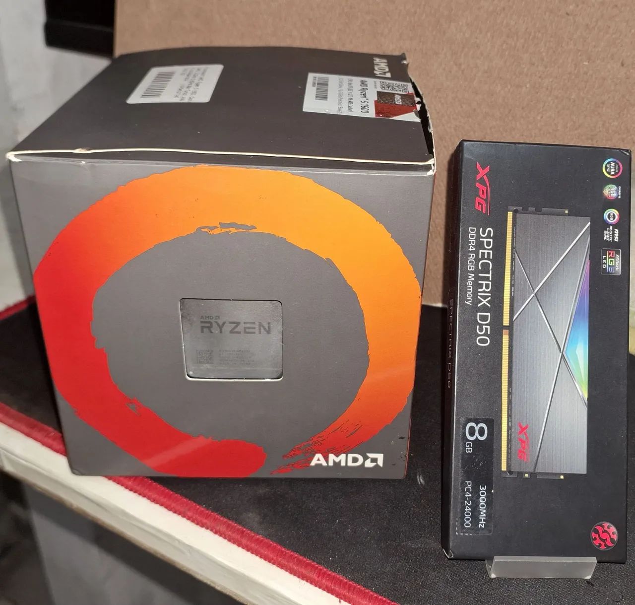 Processador AMD Ryzen 5 1600AF, Memória Ram 8Gb XPG e Gabinete Mid Tower com 3 Fans - Foto 4
