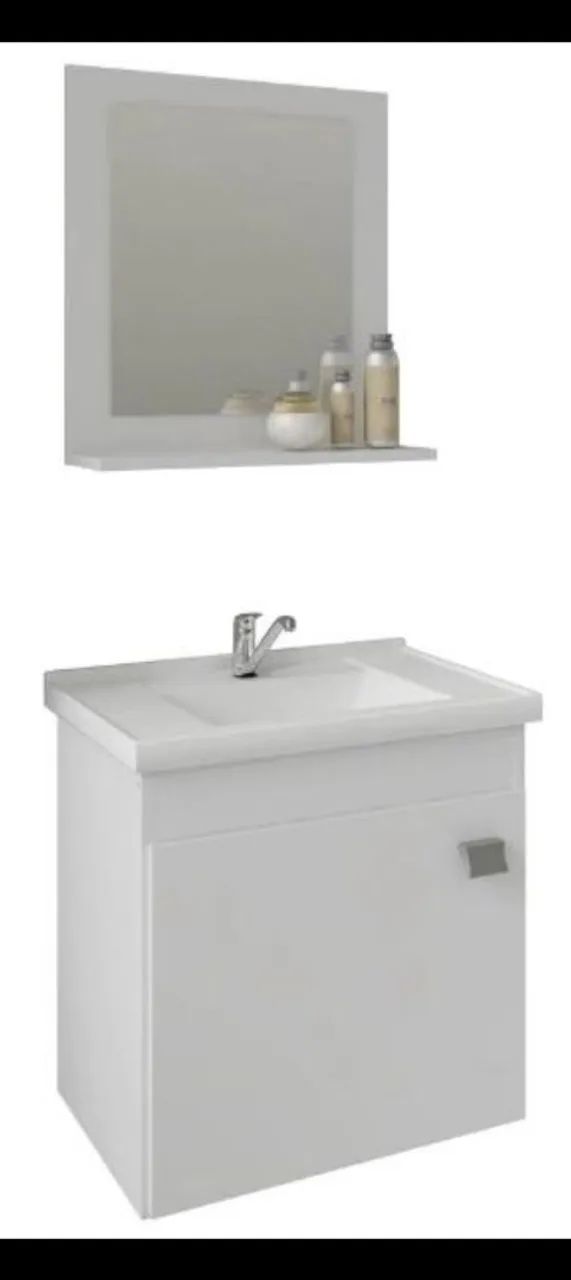 Armário Íris 44cm com Espelheira - MGM
