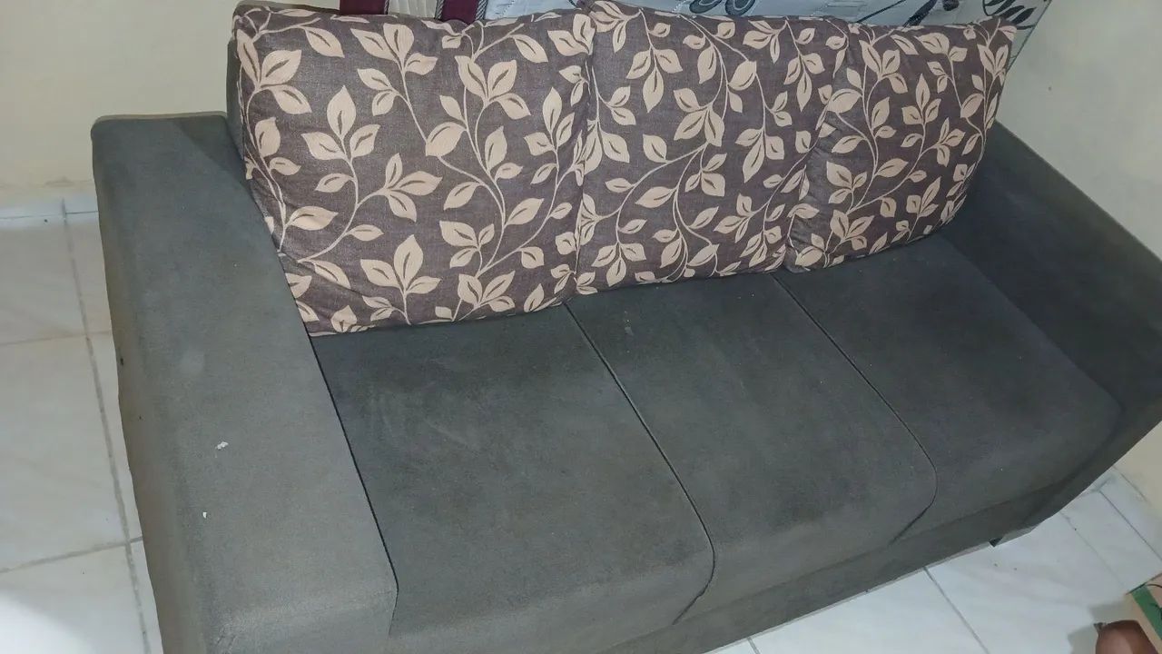Sofá 2 e 3 lugares com almofadas soltas - Foto 4