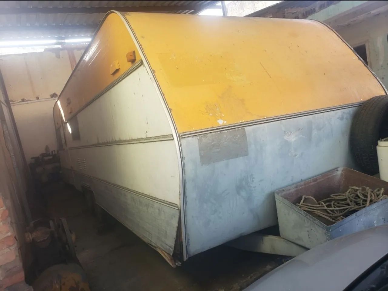 VENDO/TROCO P/ REFORMAR,KARMAN GHIA KC740 ANO 86 JANELAS GUARDADAS DENTRO,VALOR SIMBÓLICO  - Foto 2