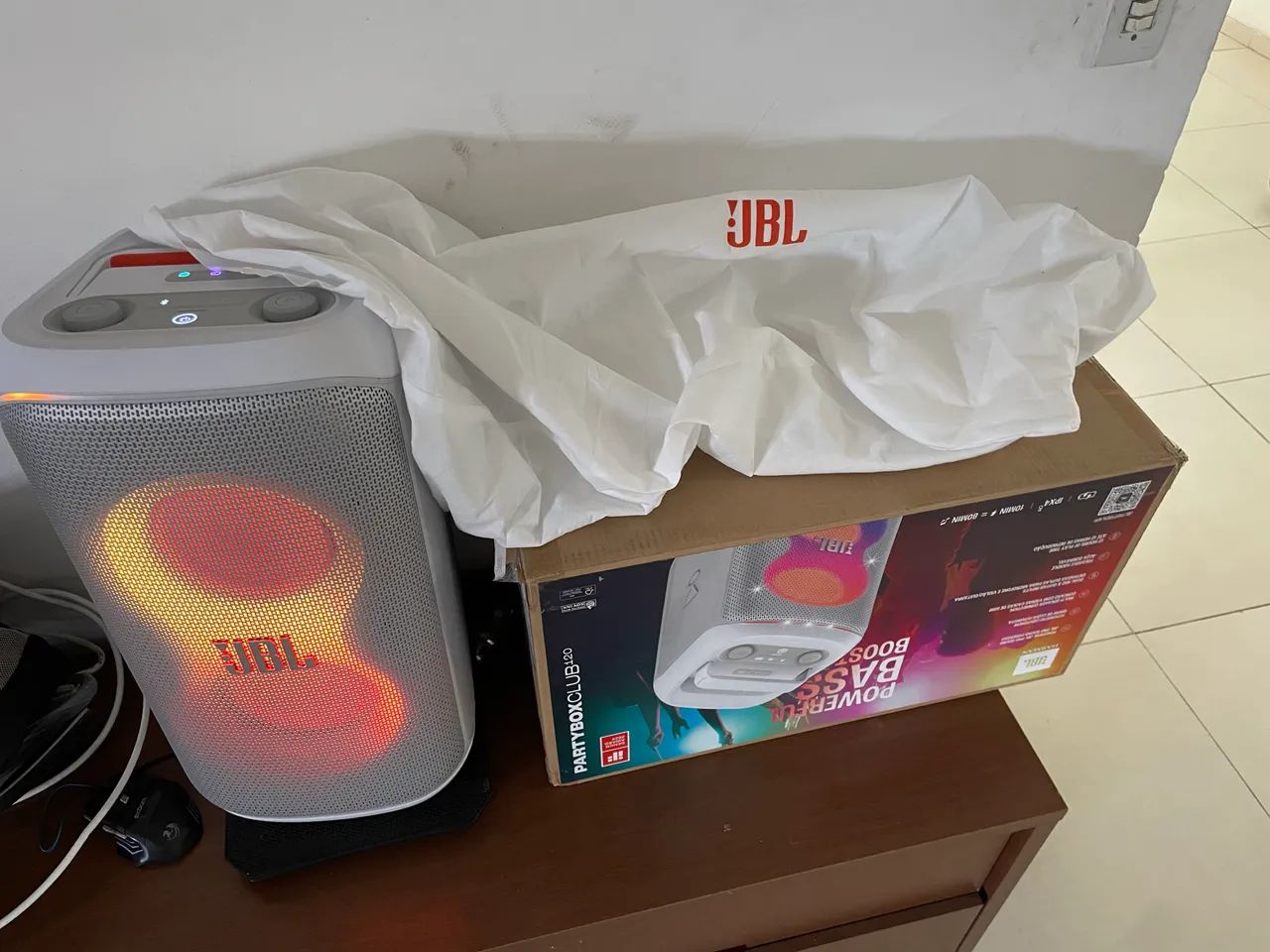 JBL PartyBox 120 branca nova original