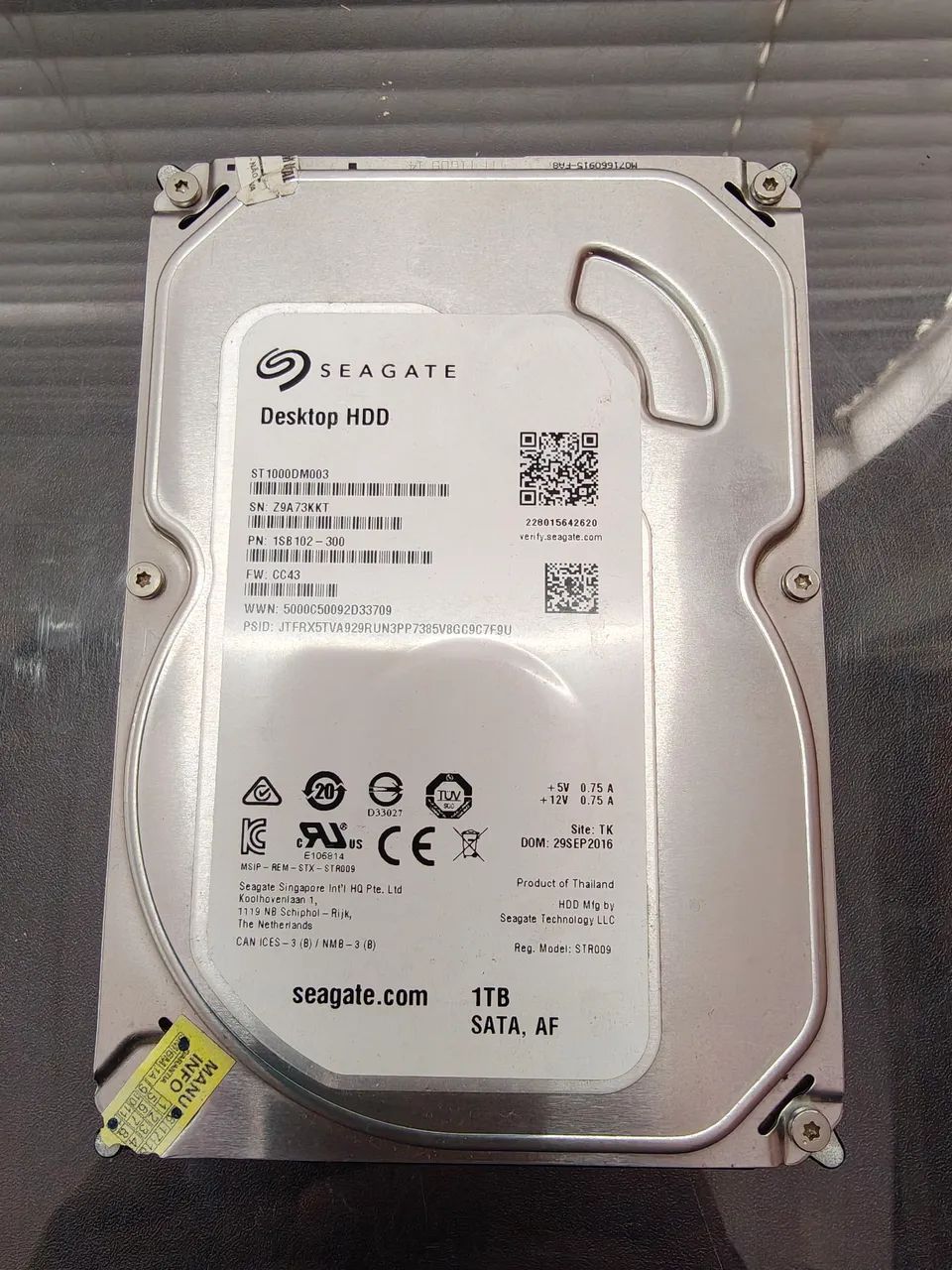 HD Seagate 1TB 