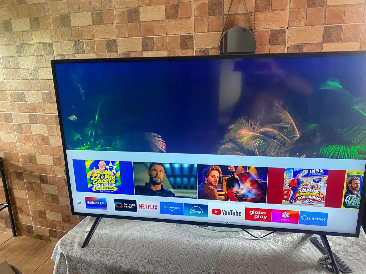 Tv Samsung 50 polegadas smart 4k luxo 