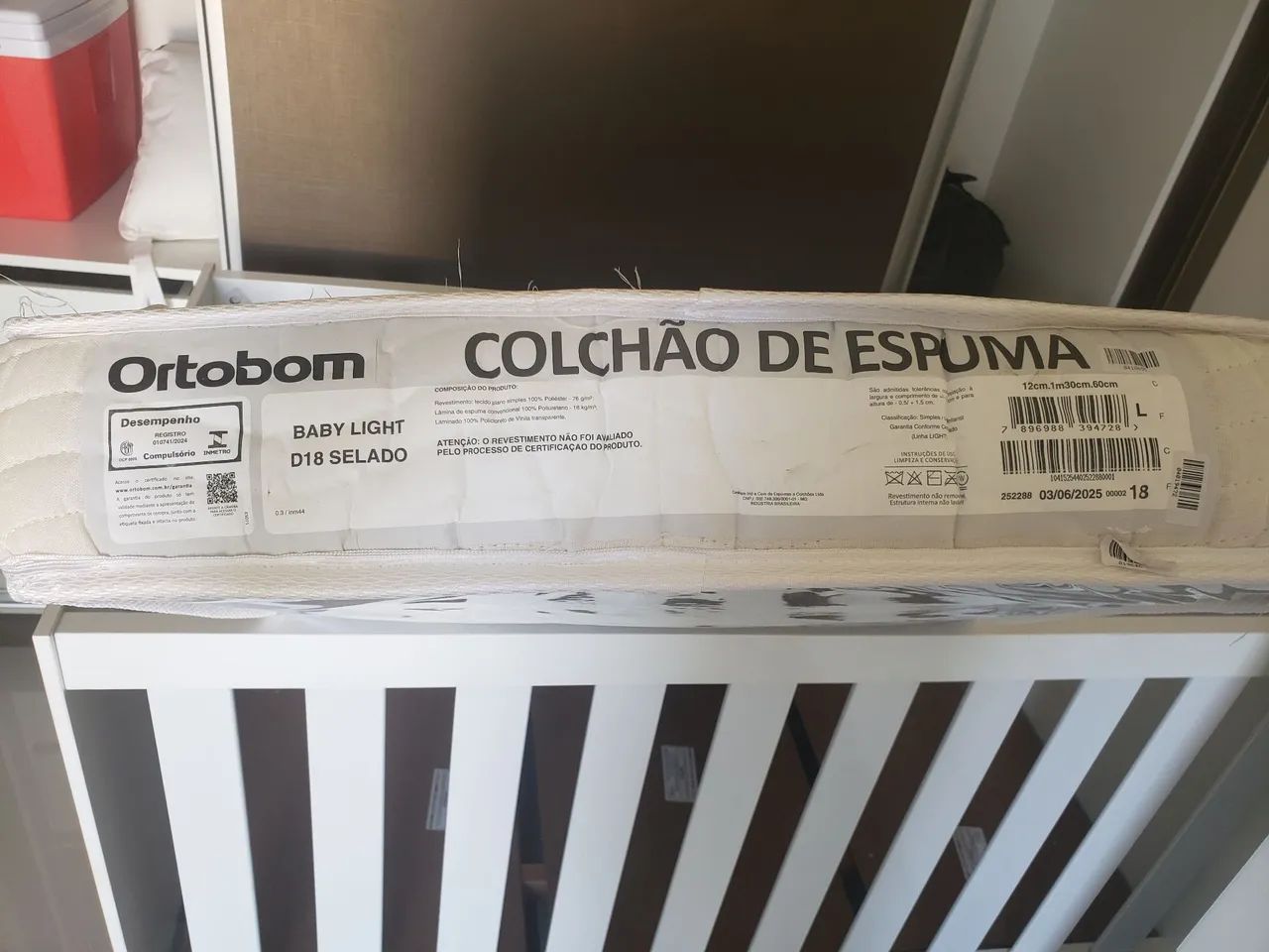 Berço Minicama Life + Colchão Ortobom D18 - Foto 4