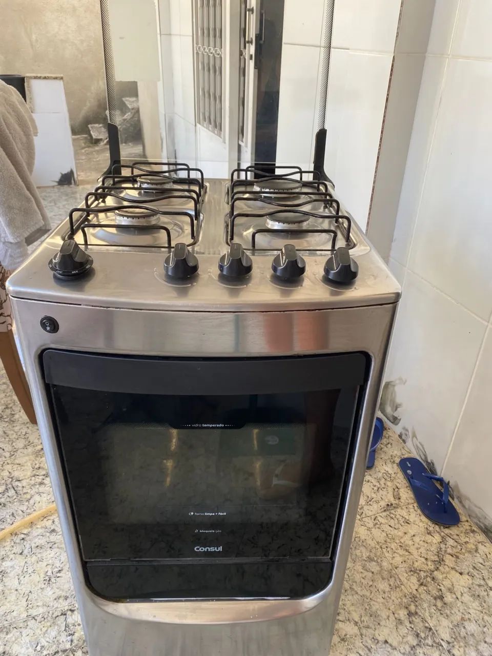 Fogão Consul 4 Bocas com Acendimento Automático, modelo CFO4NAR  - Foto 2
