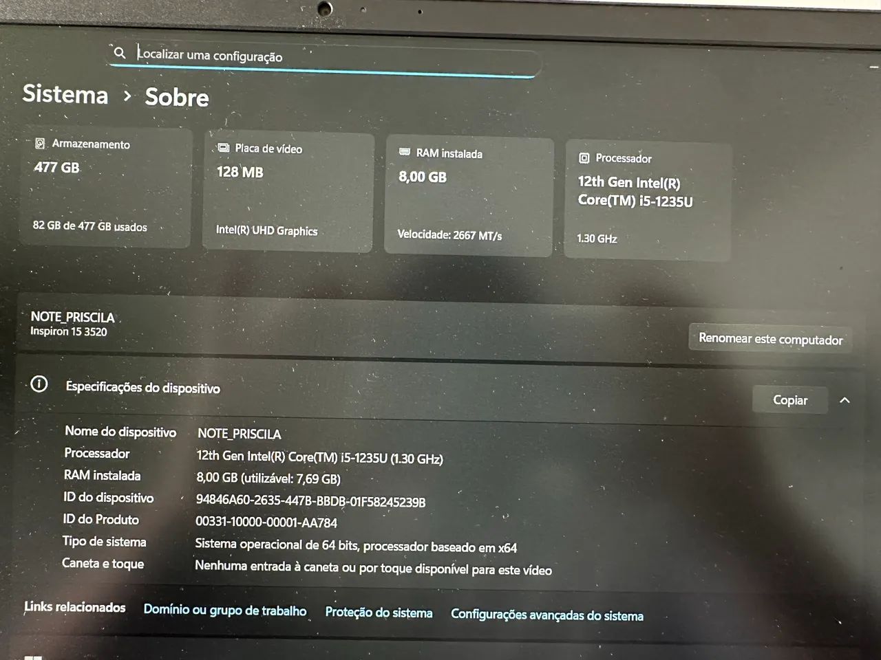 Notebook DELL Inspiron - Foto 4