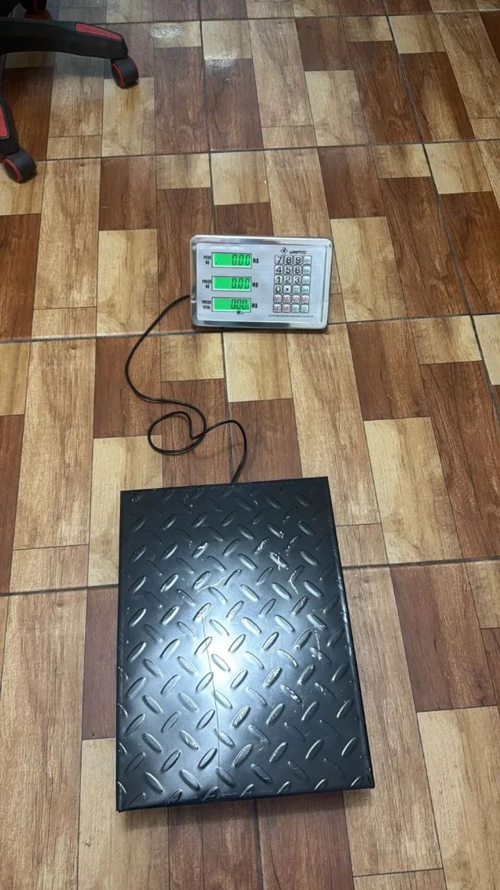 Balança De Plataforma Digital 180kg P/ferro Velho E Sucatas - Foto 2