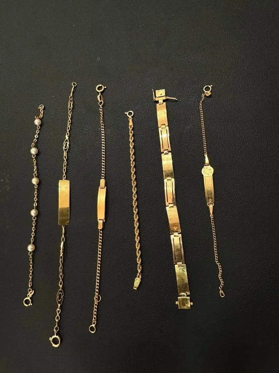 Pulseiras Infantis de ouro 18k procedência garantia eterna