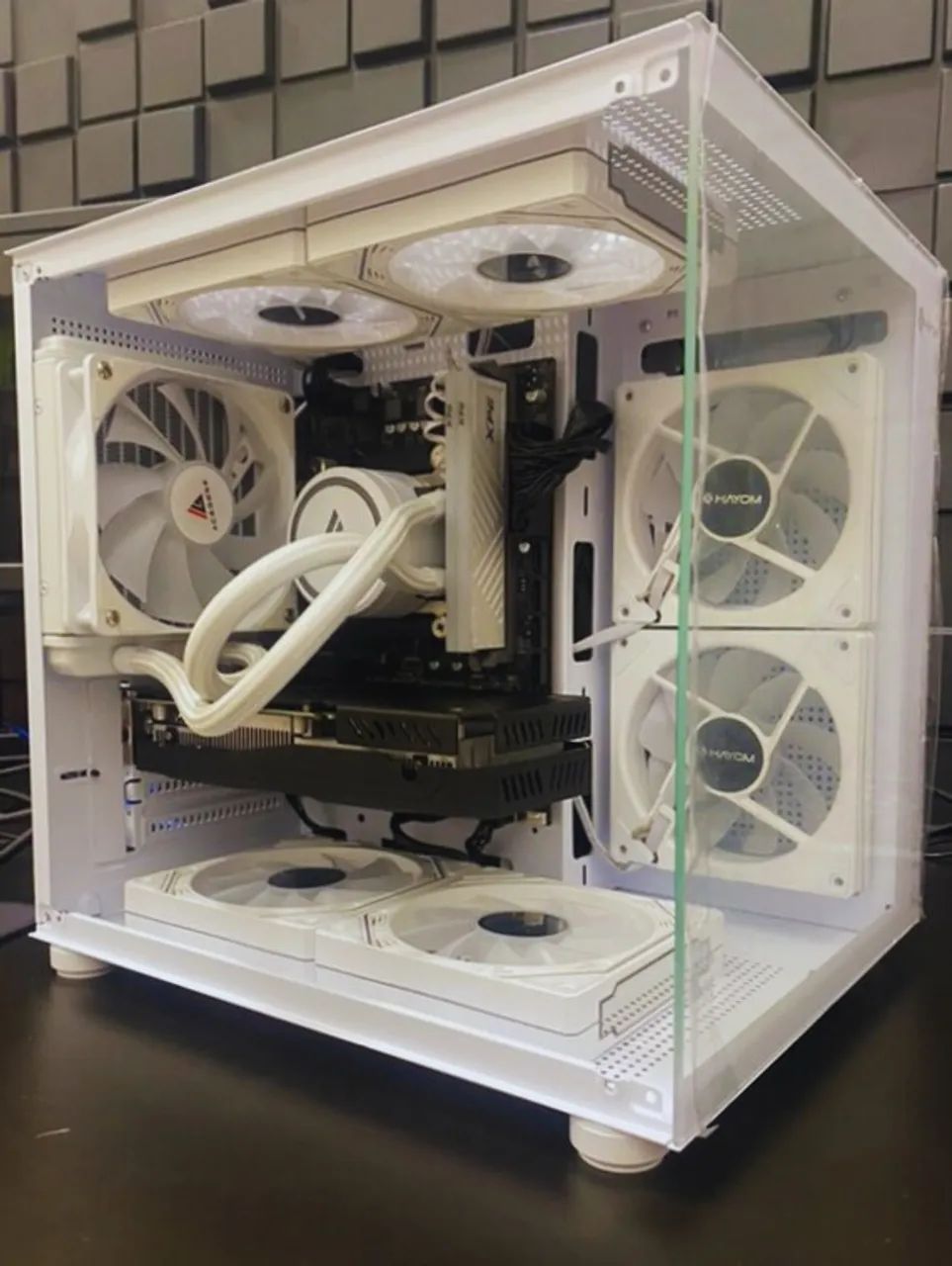 Pc gamer Ryzen 7 2700X 32gb ram Nvme 1TB RTX 3050 6GB- Loja física - Foto 3