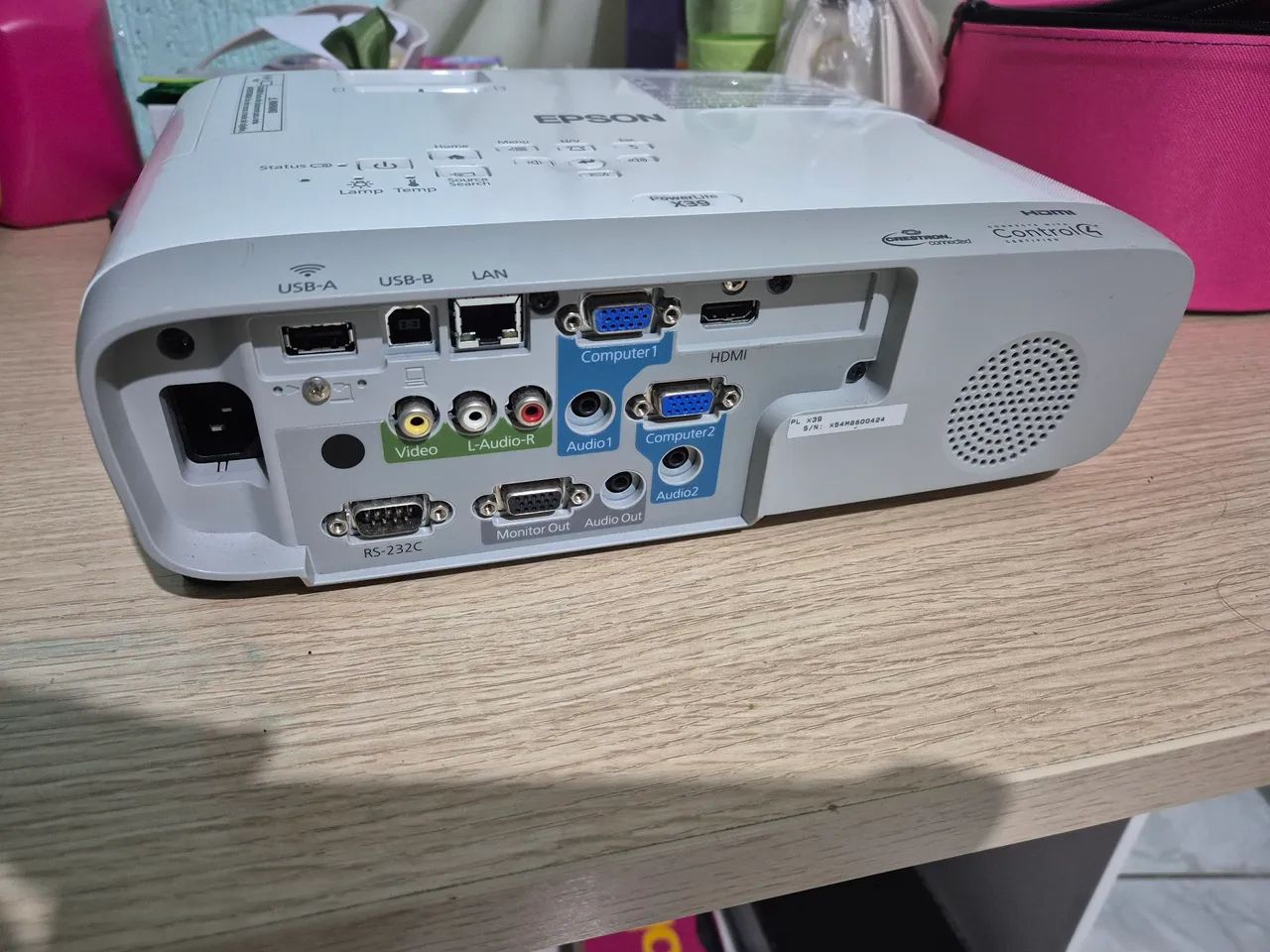 Projetor Epson powerlite x39, 3500 lumens. excelente. Nota fiscal - Foto 3