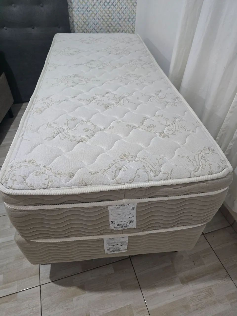 Cama box solteiro ortobom