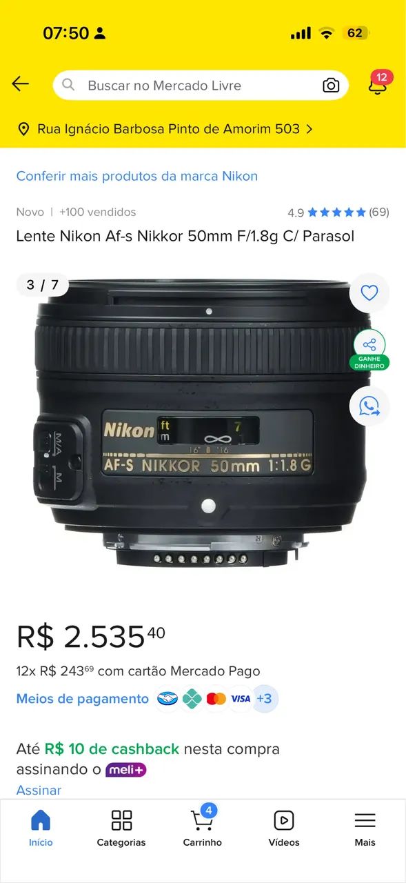 Nikon D5200 c/ 50mm - Foto 3