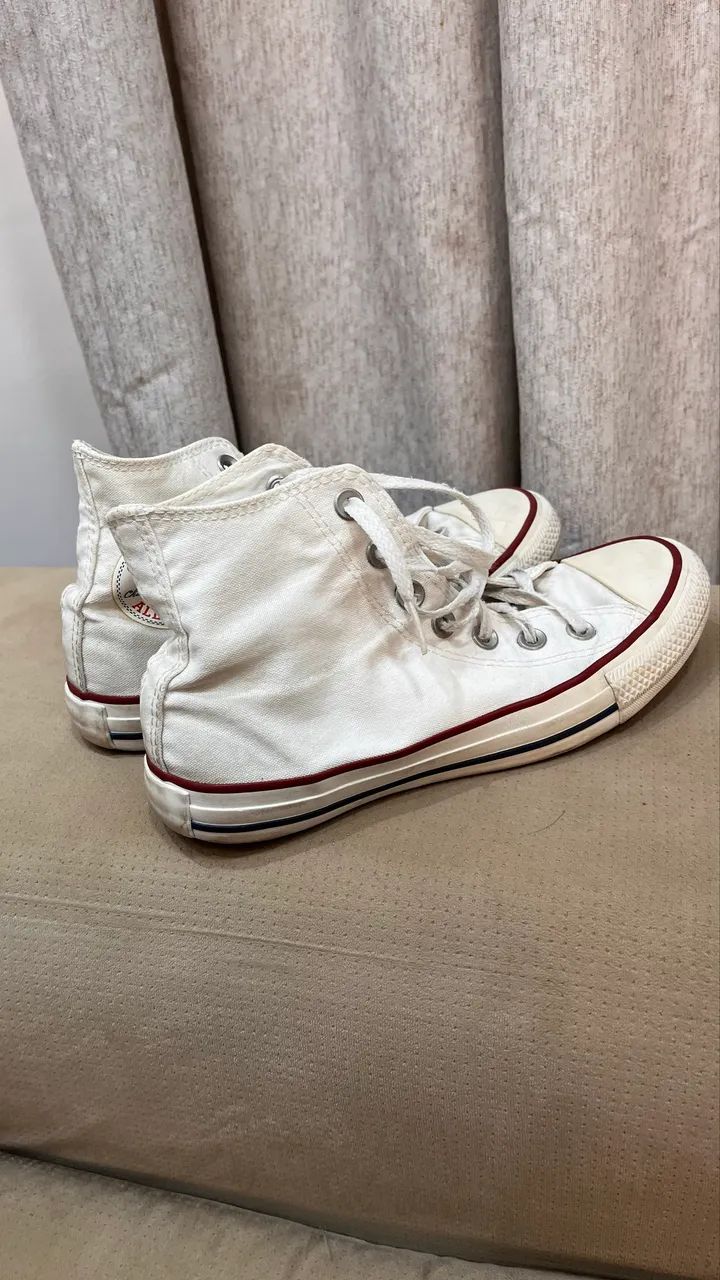 All star branco cano alto - Foto 3