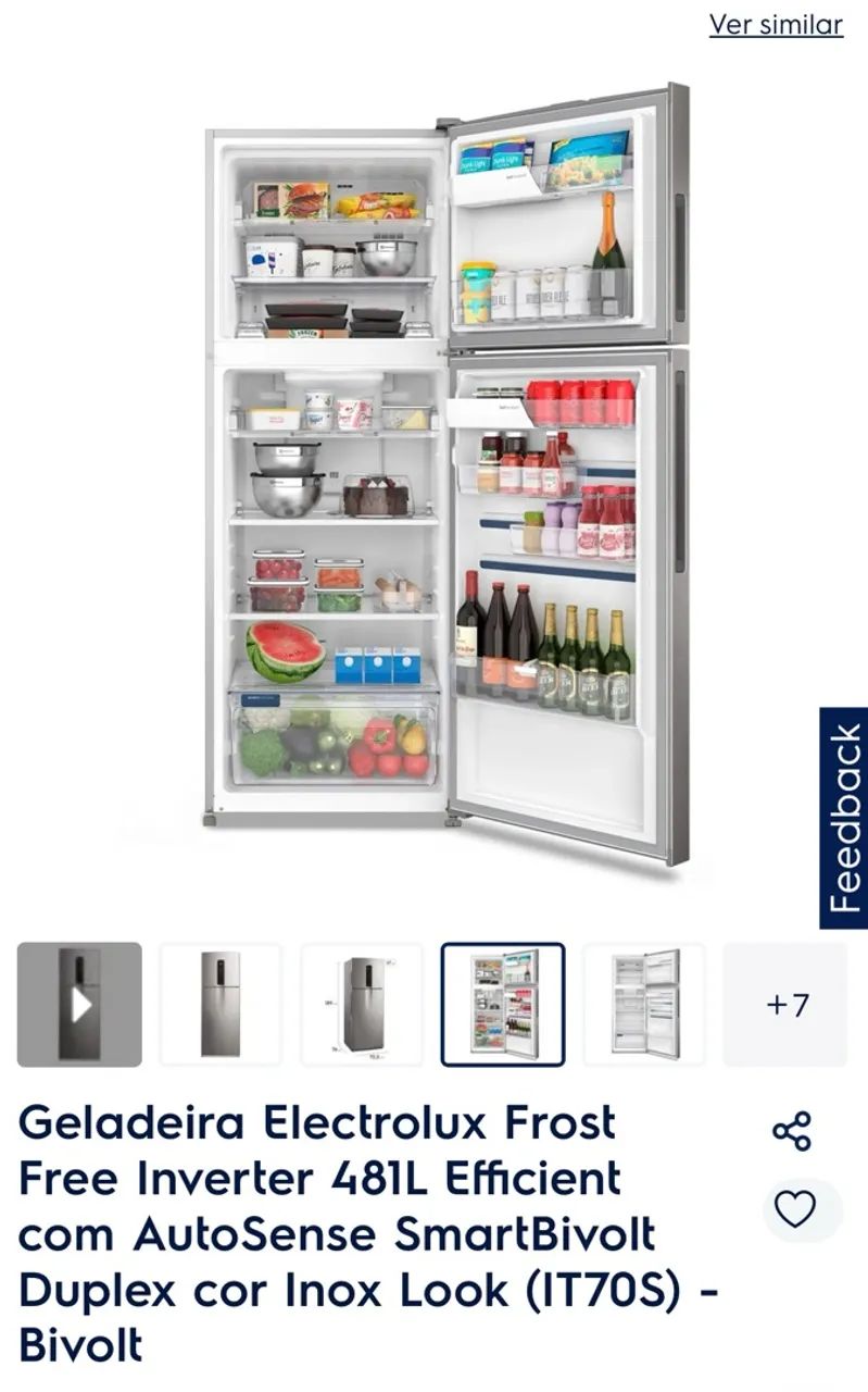 user_76f04e19 出品 Geladeira Electrolux it70S - Geladeiras e Freezers - Taguatinga