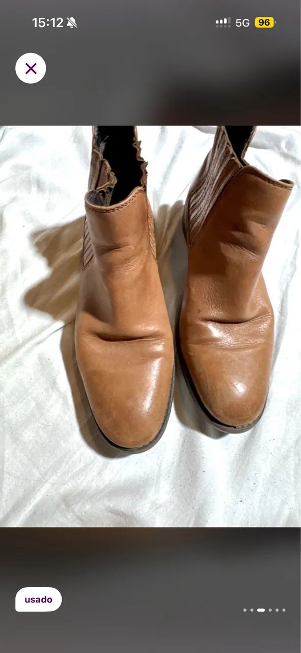 bota de couro wittner marrom (austrália) - Foto 3