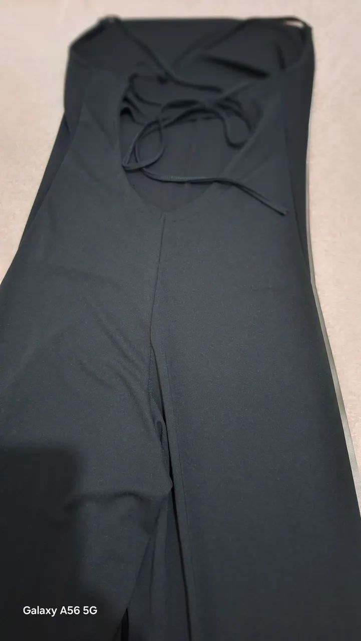 Macacão preto estiloso