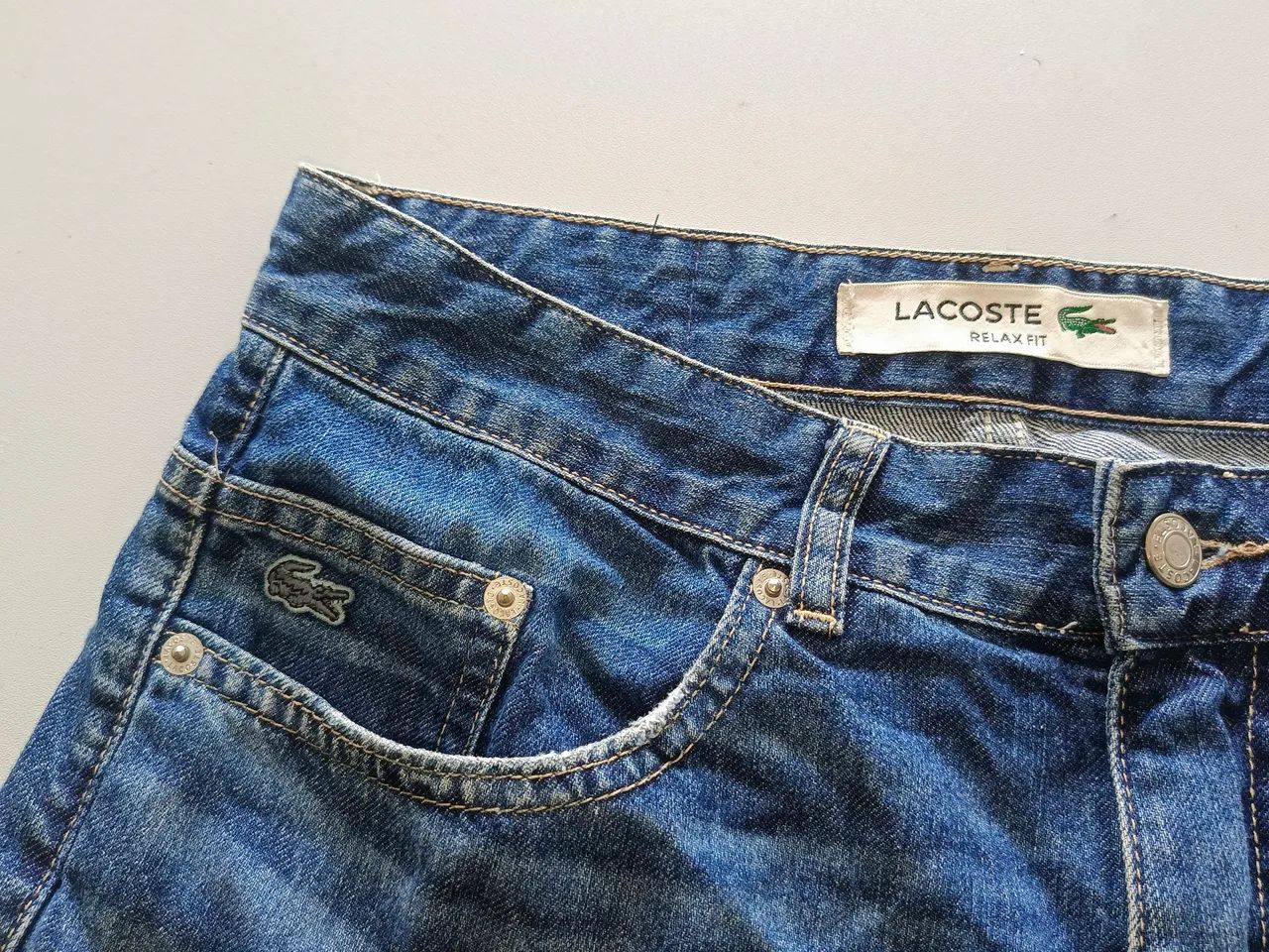 Bermuda Lacoste Original Jeans - Foto 2