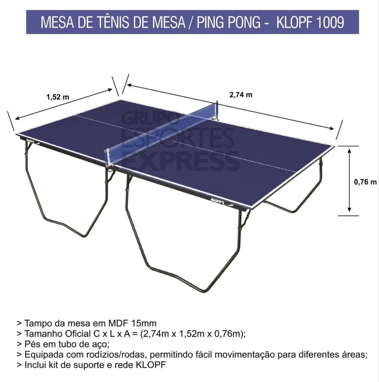 Mesa de ping-pong oficial - Foto 5