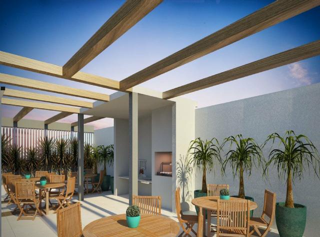 Apartamento 2 Dormitórios Com Varanda e Vaga de Garagem à 100mts da Estação - Foto 4