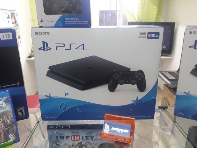 Ps4 slim 500gb. venha conhecer nossa loja!
