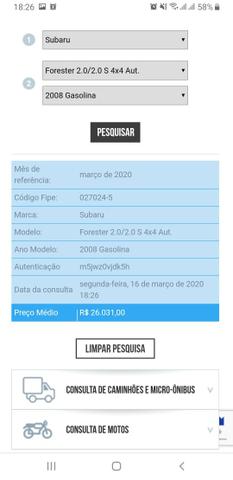 Subaru Forester 2.0 LX Gasolina 2008 Completa Automática - Foto 20