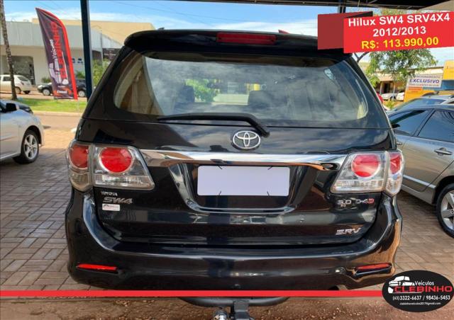TOYOTA HILUX SW4 3.0 SRV 4X4 7 LUGARES 16V TURBO INTERCOOLER DIESEL 4P AUTOMÁTICO - Foto 4