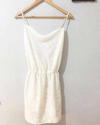 vestido branco olx