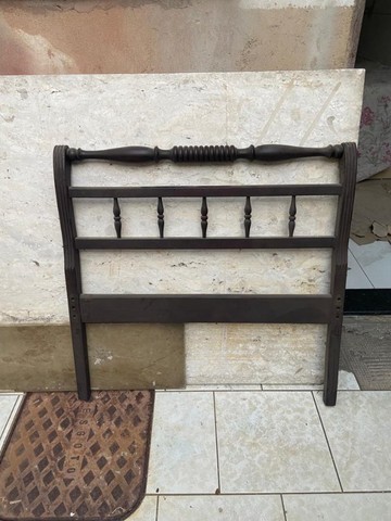 Cama Solteiro Estilo Marquesa Em Cedro