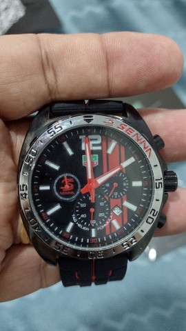 REL GIO TAG HEUER AYRTON SENNA Acess rios Centro Nova Igua u