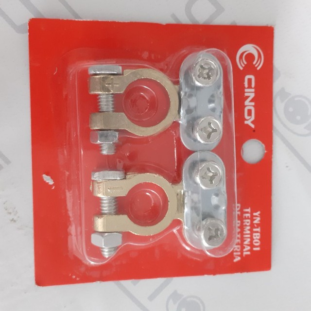 Par de Terminal para bateria.  Novo.