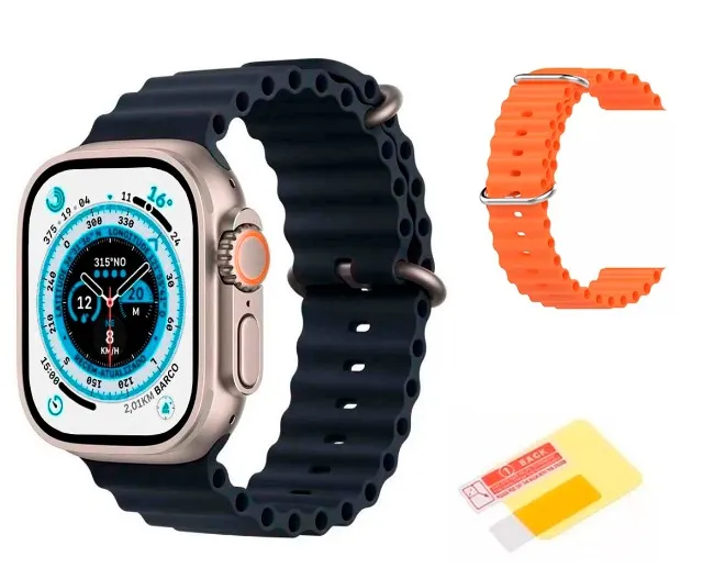 Apple Watch Series 8 45mm GPS + Cellular Caixa Prateada Aço Inoxidável  Pulseira Esportiva Branca - Apple Watch Series 4 - Magazine Luiza