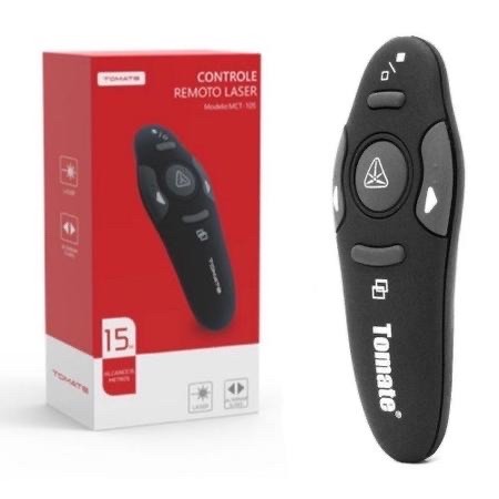 Controle Remoto Caneta LASER De Apresentação De Slides Multimídia Tomate Mct-105  - Foto 4
