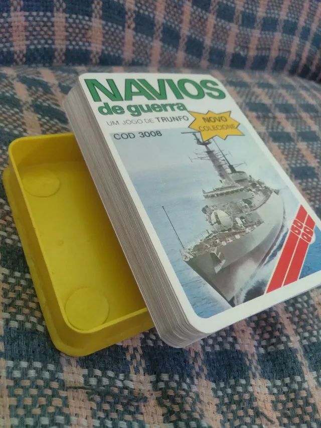 Quem se lembra do Super Trunfo de Navios de Guerra dos anos 80