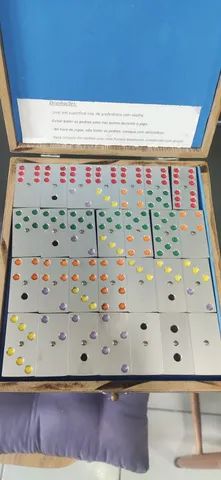 jogo de dominó colecionadores em aluminio com maleta em madeira - Hobbies e  coleções - Jardim da Penha, Vitória 1204951688
