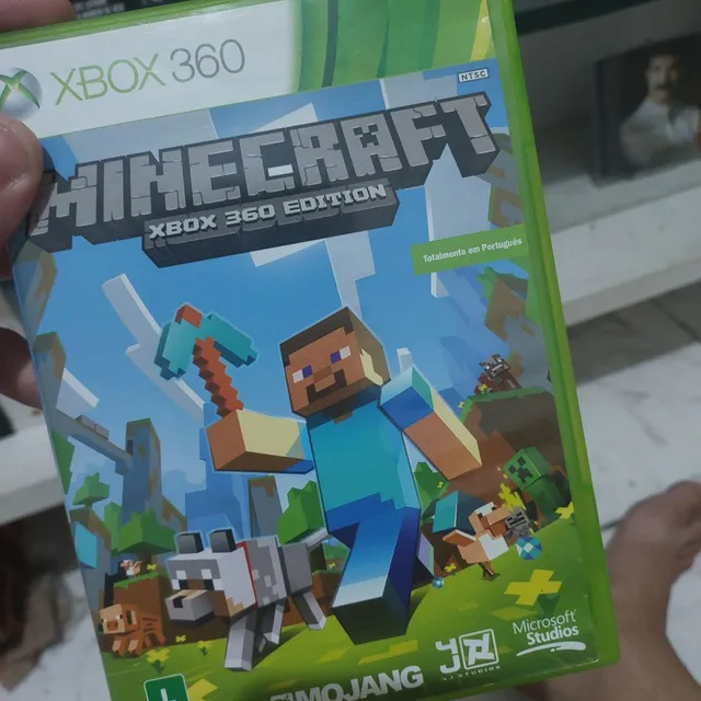 Jogo Minecraft Xbox 360 Usado Original Midia Fisica