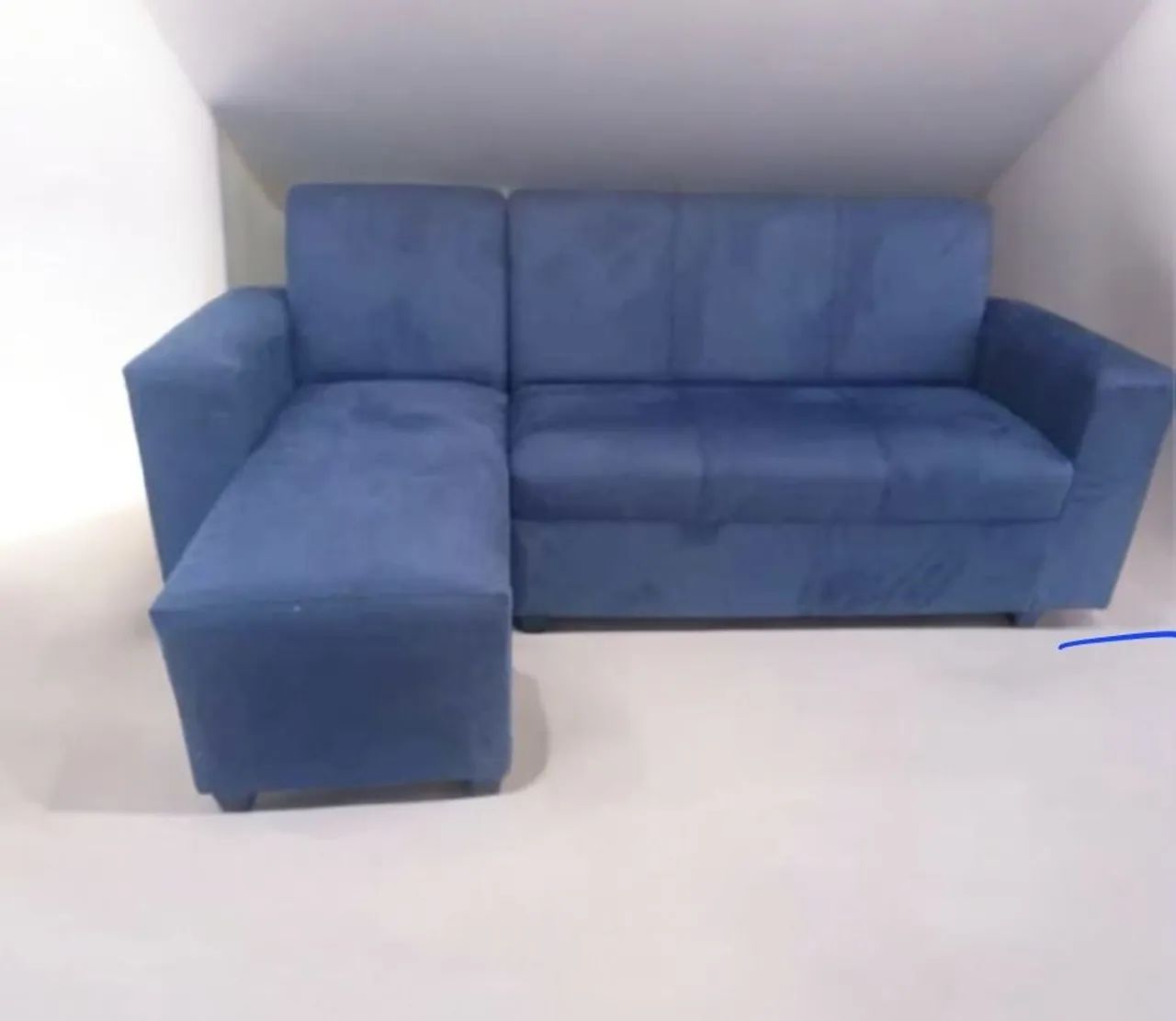 Sofá com cheis 2.00 metros Azul