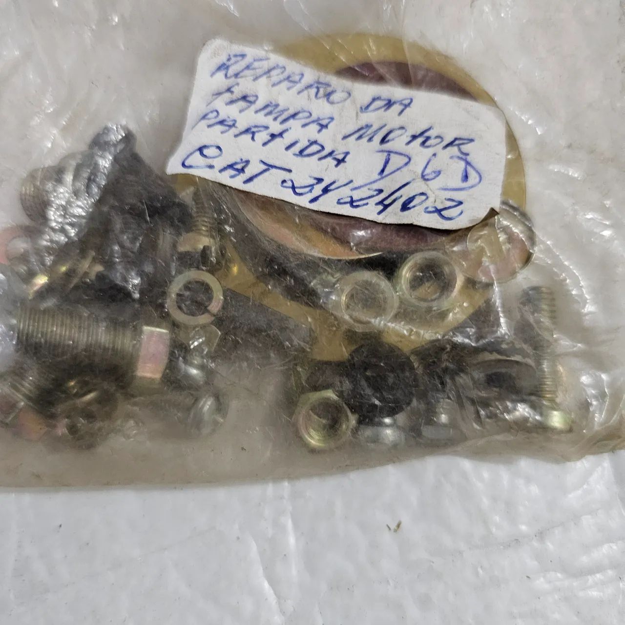 Trator esteira caterpillar D6C D6D Kit Reparo Tampa Motor Partida 2Y2402