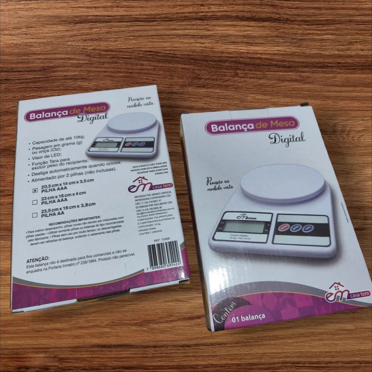 Balança para Cozinha até 10kg