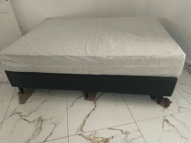 Base Sommier Ortobom Nobuck Black, Incluindo Colchão Ortobom Prata Spring - Foto 3