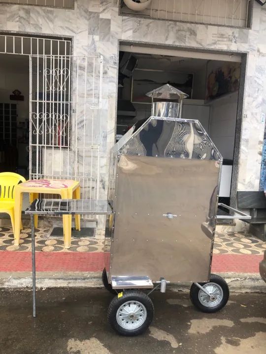 Carrinho de Churrasco em Aço Inox - Novo! - Foto 5
