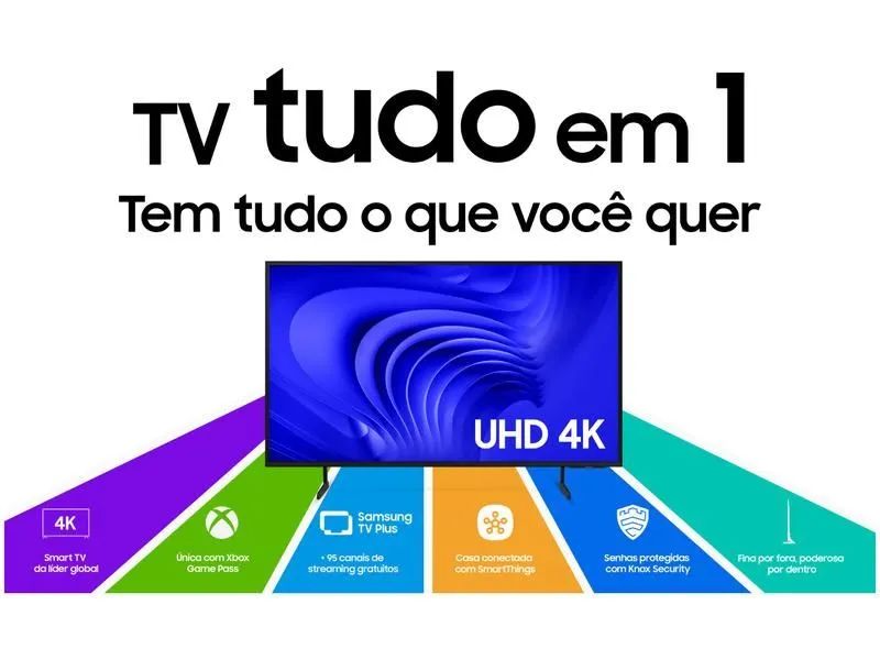 TV Samsung 50 polegadas 4K Smart - Tudo Alexandre entegrada em 1 - Foto 2