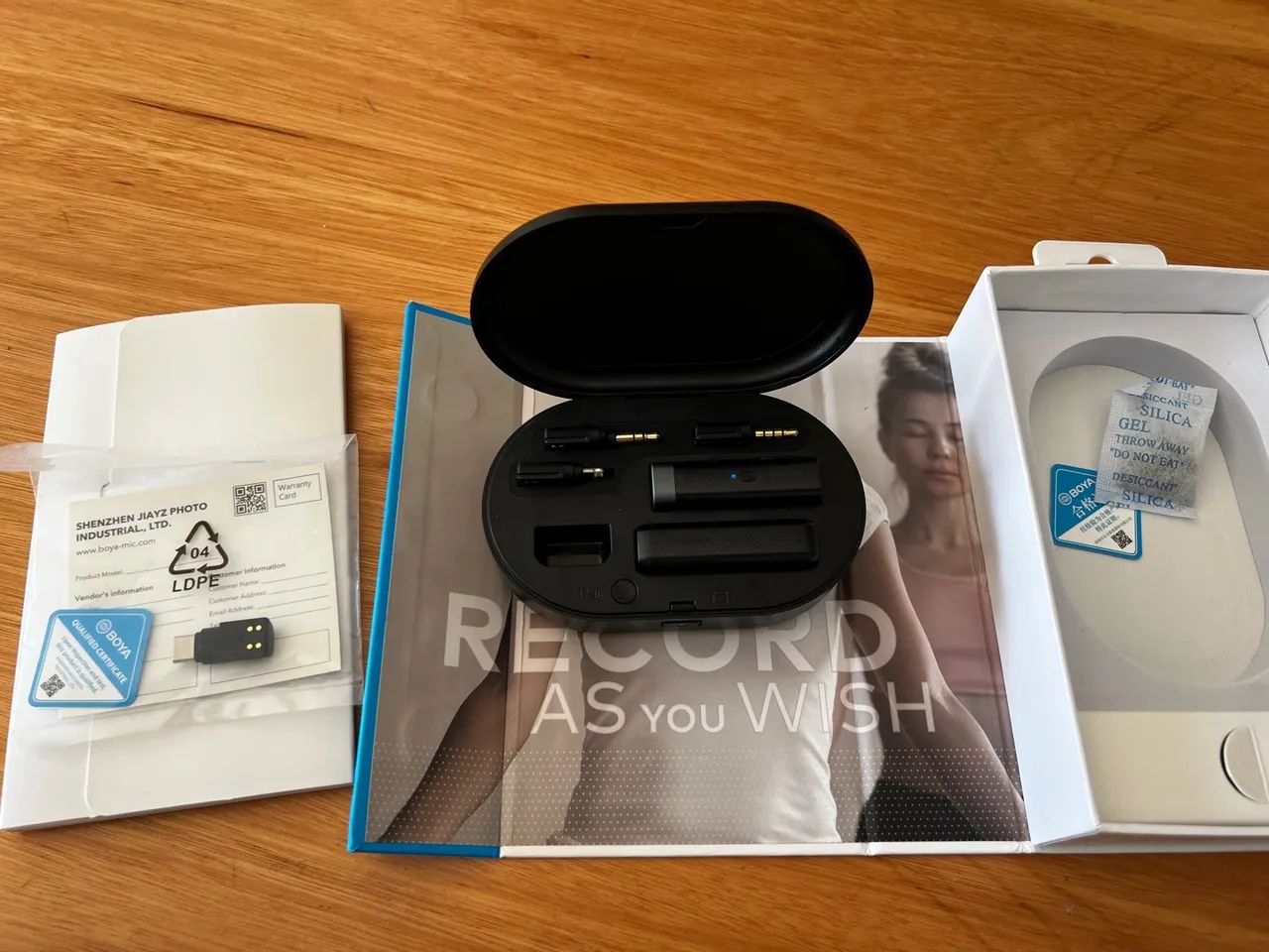 Microfone de lapela sem fios BOYA BY-WM3D - Combo Câmera e Smartphone - Foto 4