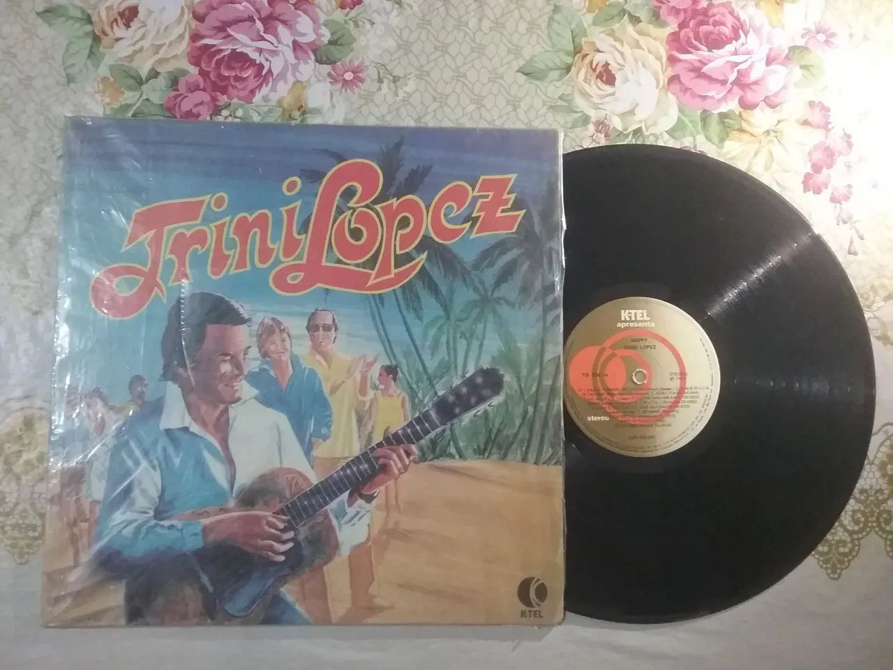 Disco de Vinil Trini Lopez e Moacir Franco Happy Trini Lopez