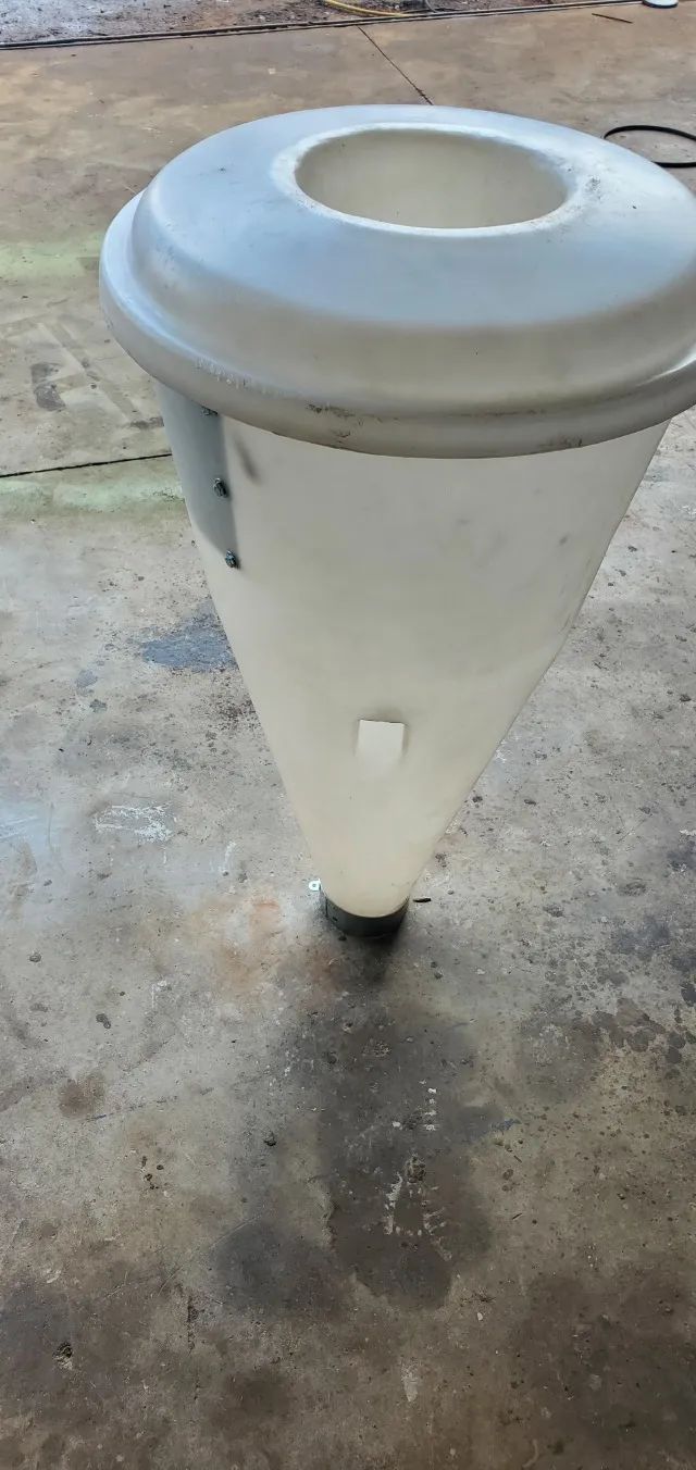 ciclone separador para picadeiras ou trituradores de graos - Foto 5