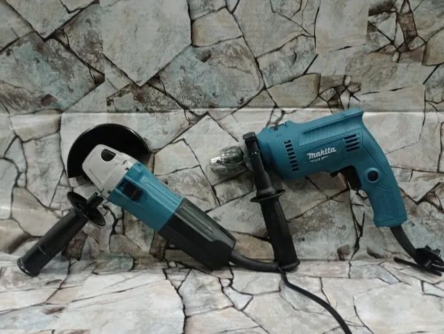 Furadeira de Impacto M0801B 500w + Esmerilhadeira Angular M0901B 600w - Foto 3