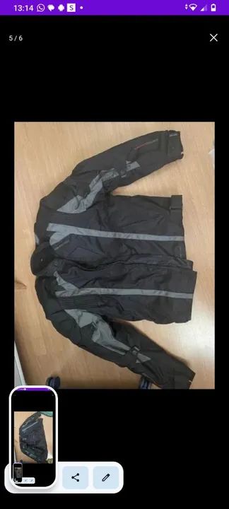 Jaqueta para motoqueiro Mormaii original  - Foto 6